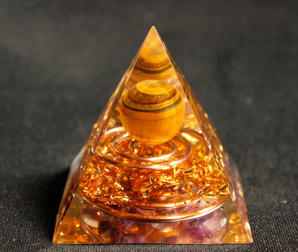 

Orgone Pyramid Chakra - Amethyst in Double, 501 Original