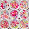 Joyful Candy Colors Jelly Bowknot Bear Acrylic Beads DIY Project