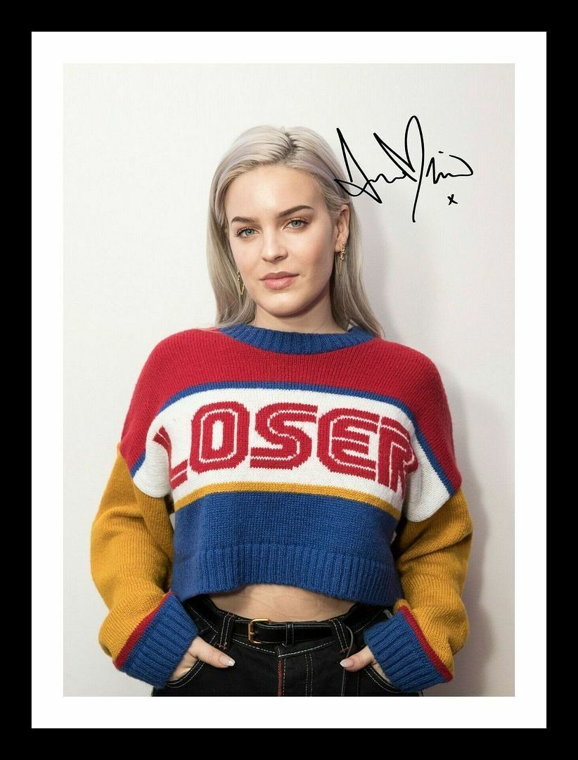 Anne Marie Autograph Signed & Framed Photo Poster painting