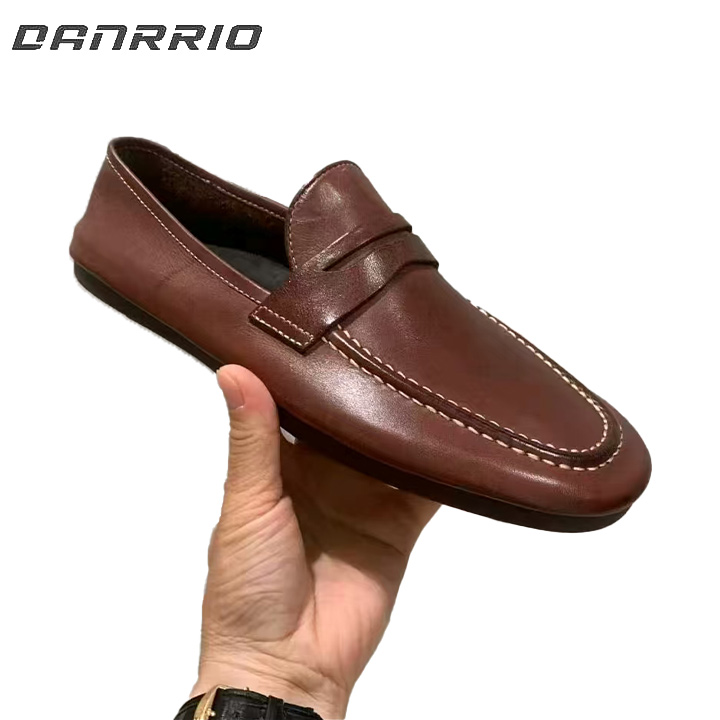 DANRRIO Horsehide Goodyear Business Vintage Loafers Leather Shoes DANRRIO.COM DANRRIO