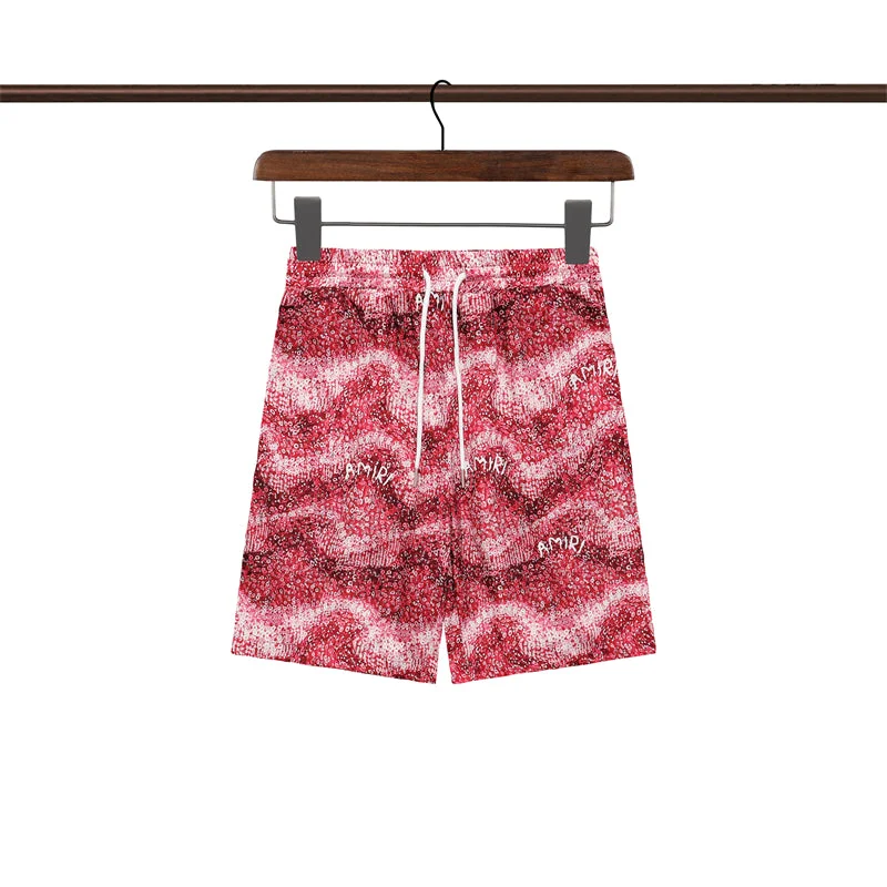 AMIRI 2023 new silk short-sleeved shirt