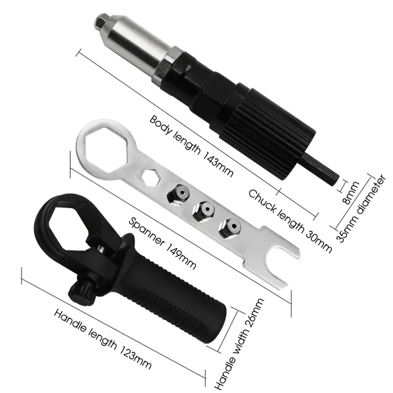 SAKER&reg; Rivet Gun Adapter