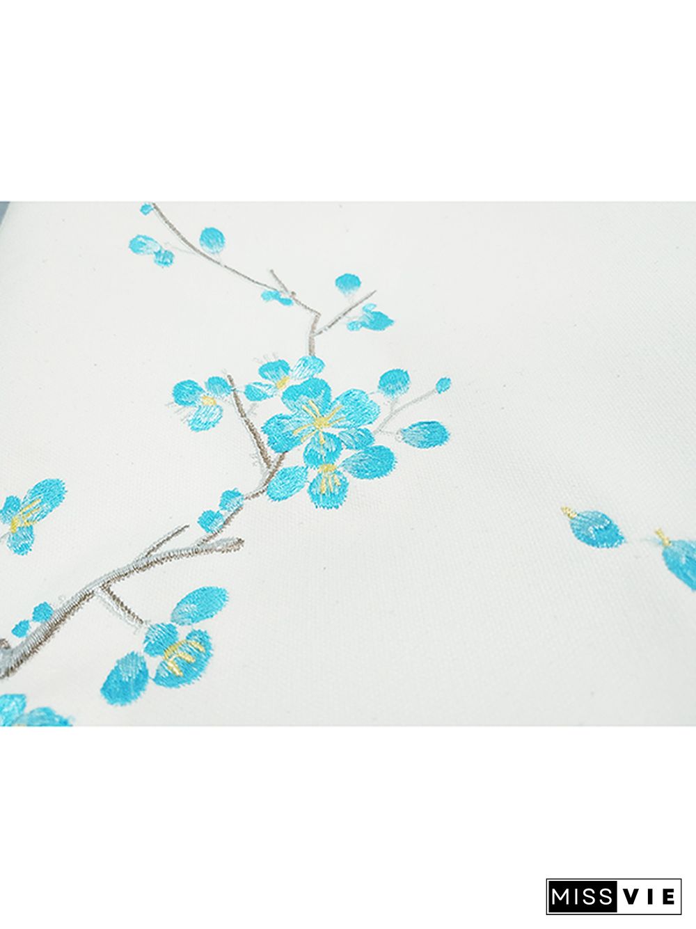 Vintage Flower Embroidery Backpack