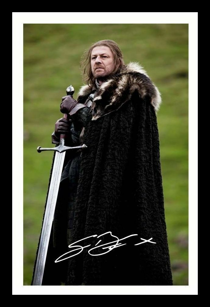 Sean Bean - Game Of Thrones Autograph Signed & Framed Photo Poster painting 2