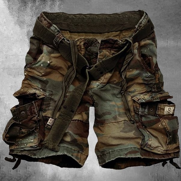 Mens Outdoor Camouflage Casual Shorts-Compassnice®