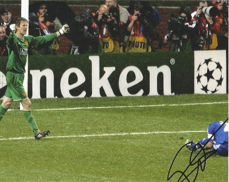 Manchester United Edwin Van Der Sar Autographed Signed 8x10 Photo Poster painting COA