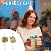 2 pi&egrave;ces de croix et fleurs DIY peinture acrylique en diamant carillon pour adultes peinture 5D en diamant attrape-soleil avec pendentif en cristal double face suspendu diamants peinture artistique cadeau cadeau pour la maison