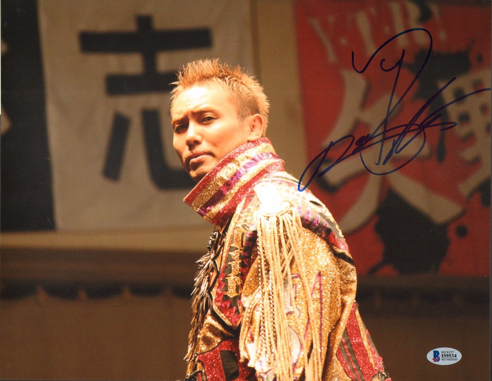 Kazuchika Okada Signed 11x14 Photo Poster painting BAS COA New Japan Pro Wrestling NJPW Auto'd 4