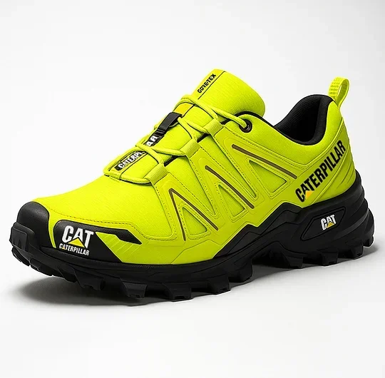 Buty robocze CAT&reg; do wędr&oacute;wek na świeżym powietrzu wykonane z wodoodpornego i oddychającego materiału