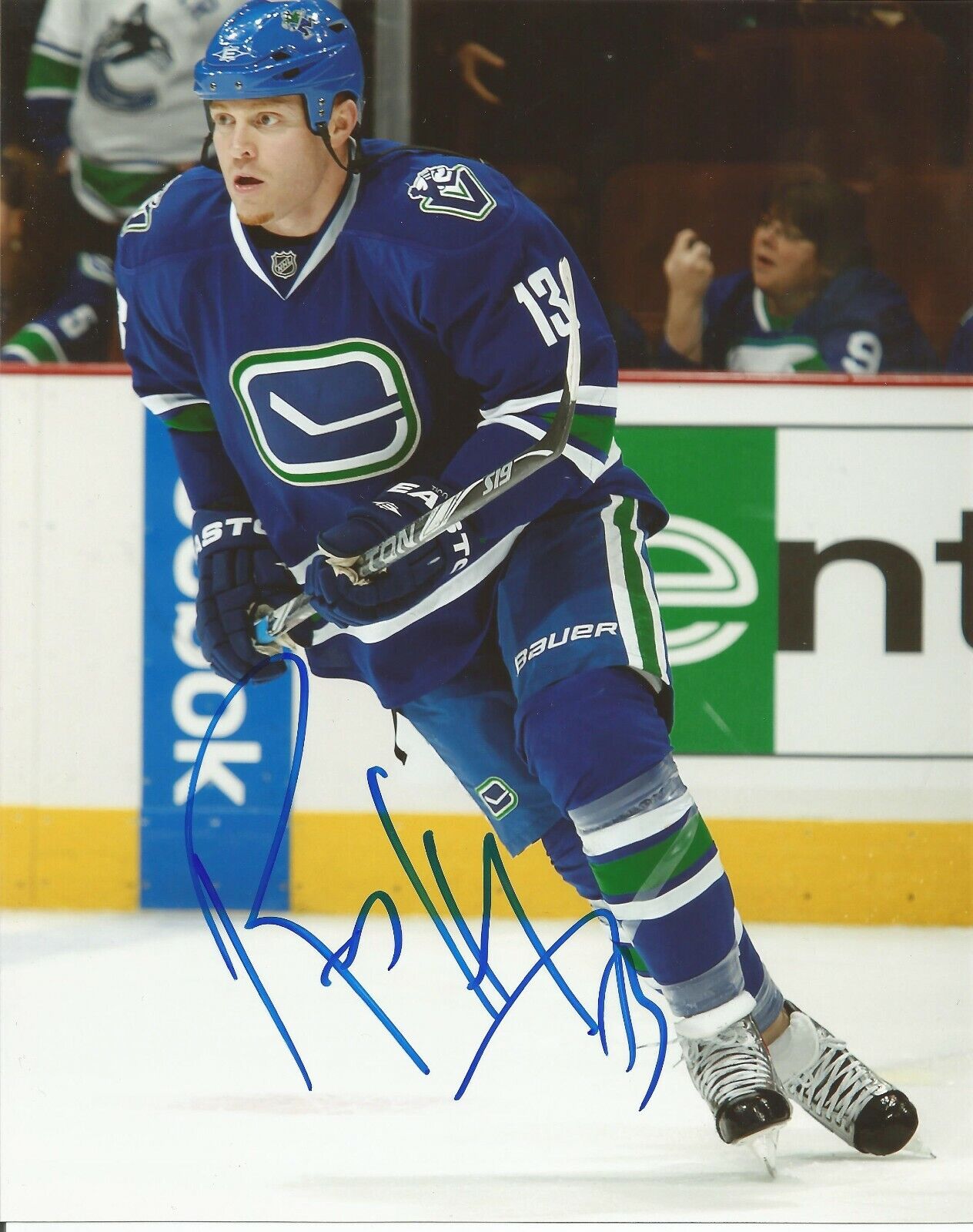 RAFFI TORRES SIGNED VANCOUVER CANUCKS 8x10 Photo Poster painting with w/COA