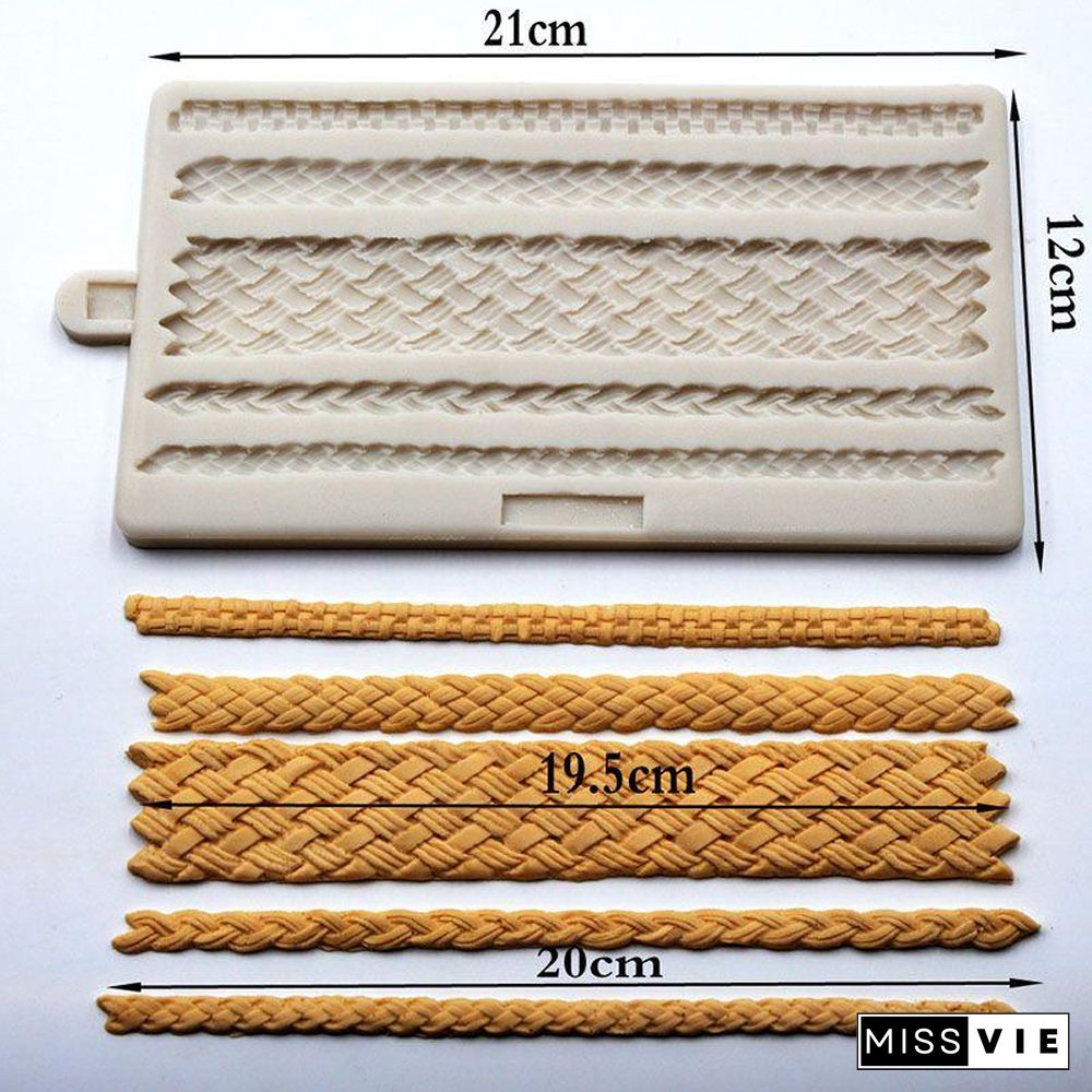 Silicone Pie Crust Mold for Pastry Fondant Mold Stamper Baking Toppers