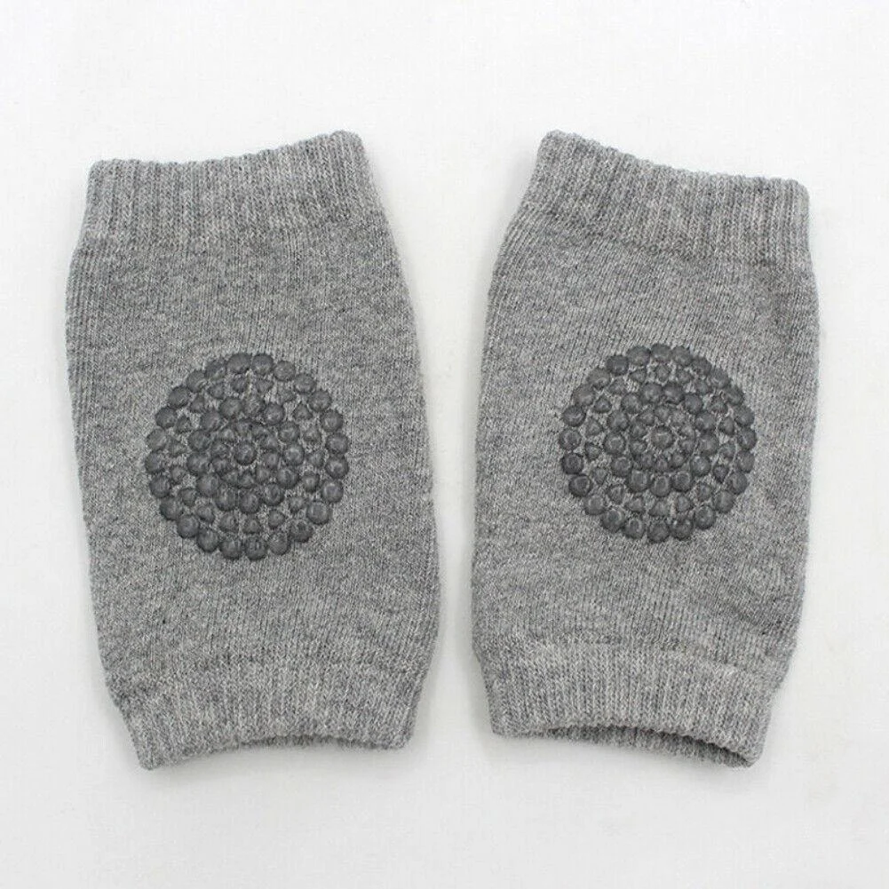 2019 Baby Accessories Baby Infants Safety Elbow Crawling Knee Breathable Warmer Protector Silica Gel Dots Anti-Slip Knee Pads
