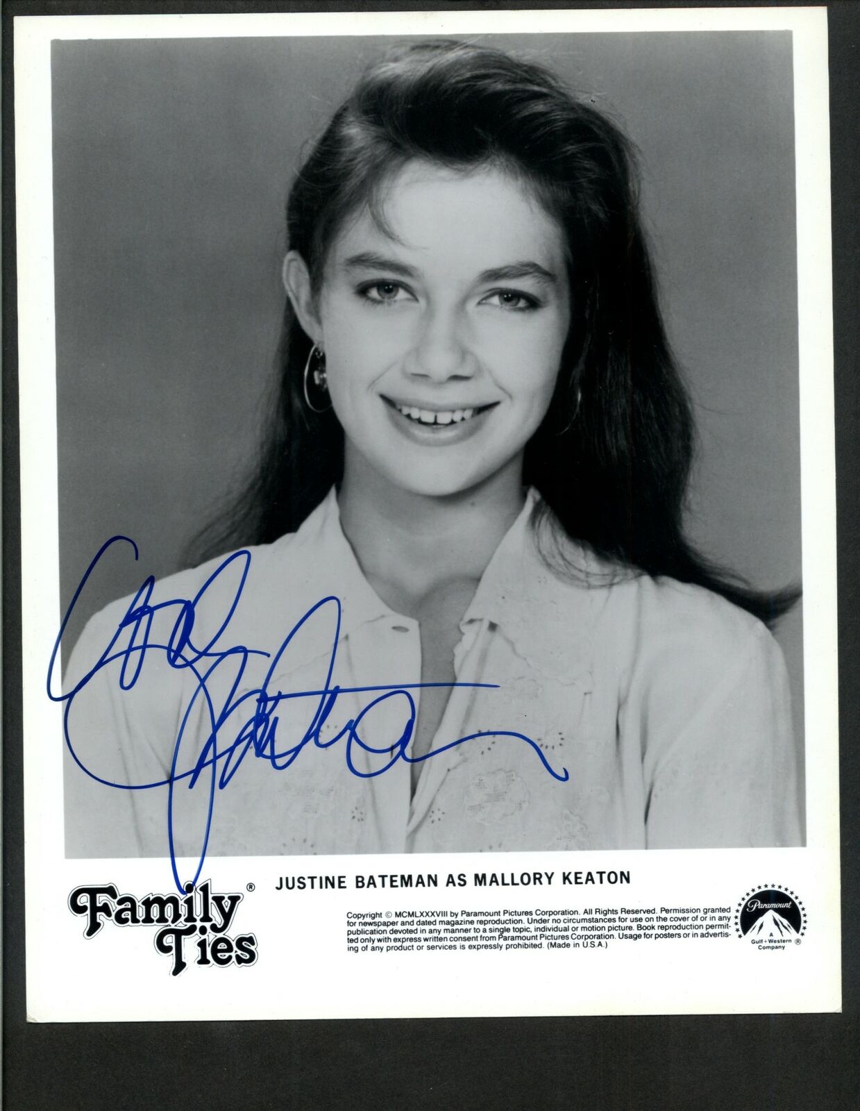 Justine Bateman - Signed Autograph Movie Still - Family Ties