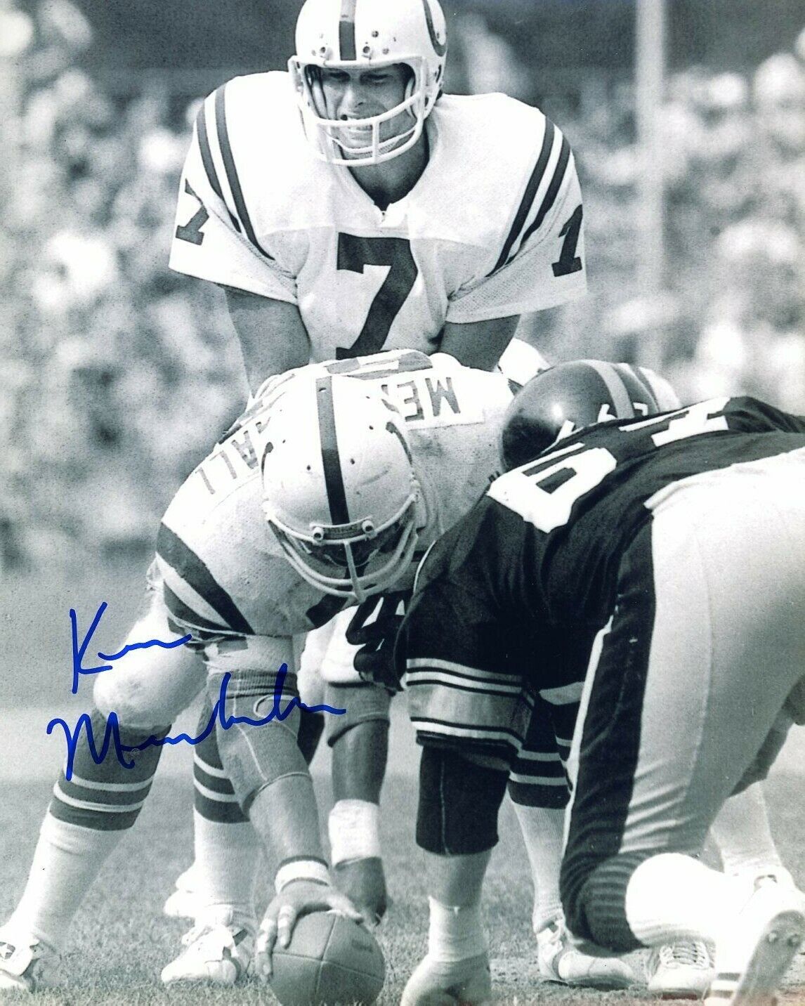 Ken Mendenhall autographed 8x10 Baltimore Colts In Person #1