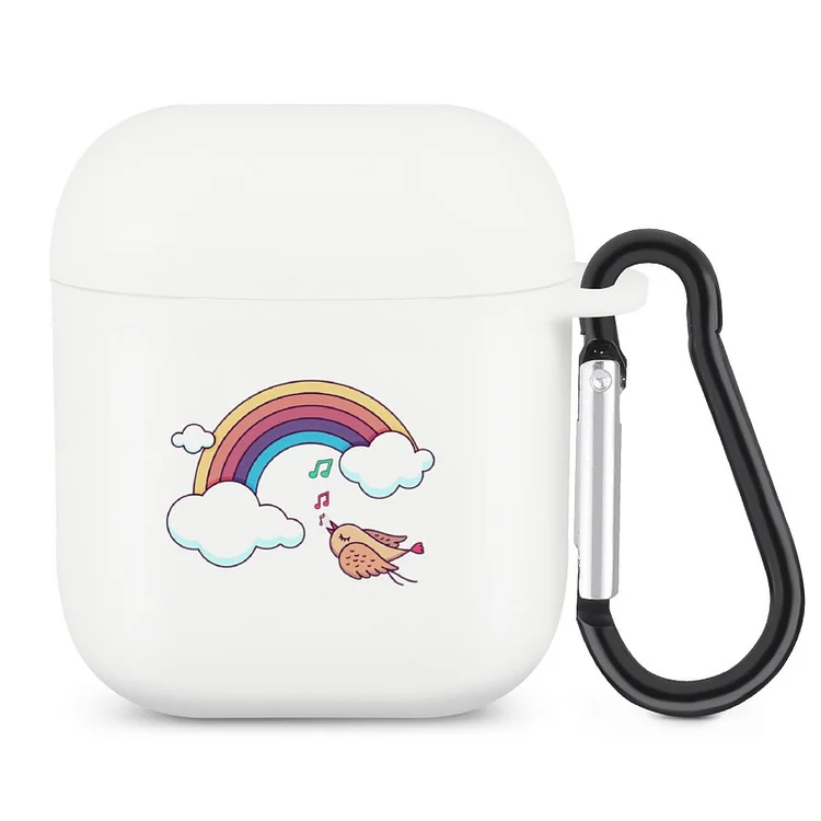 Earbuds Case Cover for AirPods The Birds Are Singing to The Rainbow customized, personalized, gift