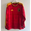 2026 World Cup Belgium Long Sleeve Soccer Jersey Home