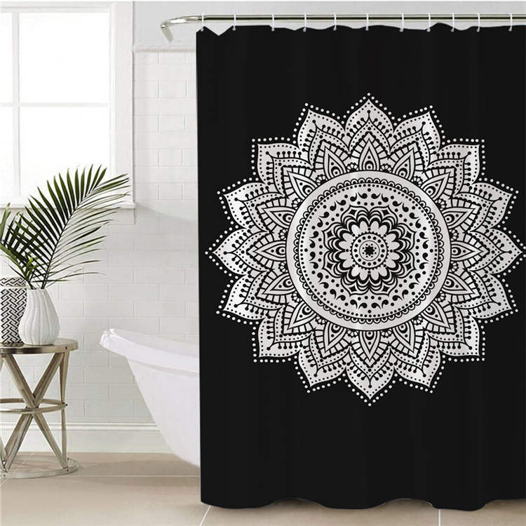 

Mandala - Print Shower Curtain, 180*200cm, 501 Original