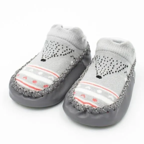 2021 Baby Socks With Rubber Soles Infant Sock Newborn Autumn Winter Children Floor Socks Shoes Anti Slip Soft Sole Sock
