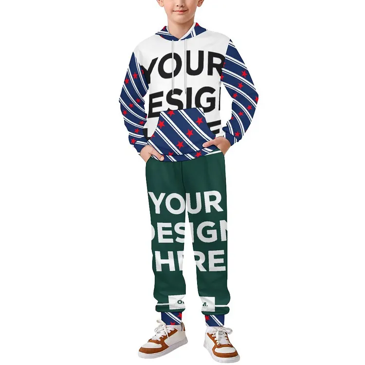 Multiple Images Personalized Custom Children  Children's Sweater Set