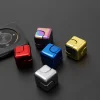 【BUY MOR SAVE MORE】Adult Fidget Spinner Toy Cube, Metal EDC Cool Desktop Gadget Office Toy Small Anxiety Fidget Spinner