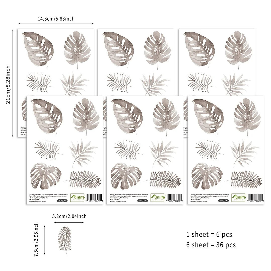 Boho Nursery Creative Wall Sticker for Kids Room Baby Girls Boys Living Room Home Decor Cartoon Dots Animals Vintage Stickers