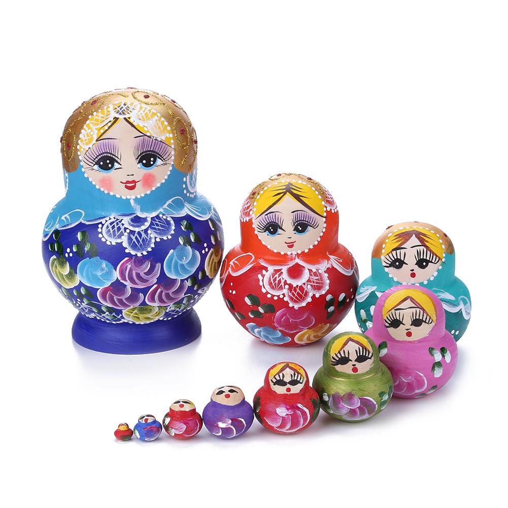 

10 Layer Wooden Matryoshka Nesting Dolls, 501 Original