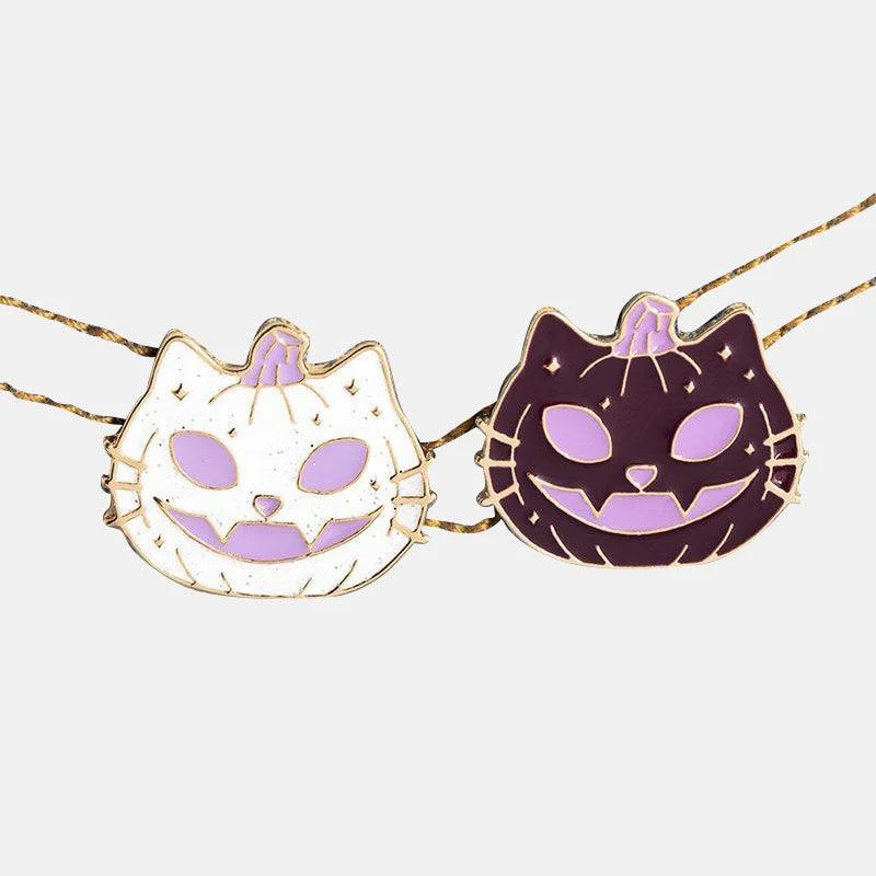 Funny Devil Pumpkin Brooch