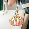 5pcs DIY Halloween Pumpkin Diamond Painting Double Sided Keychains