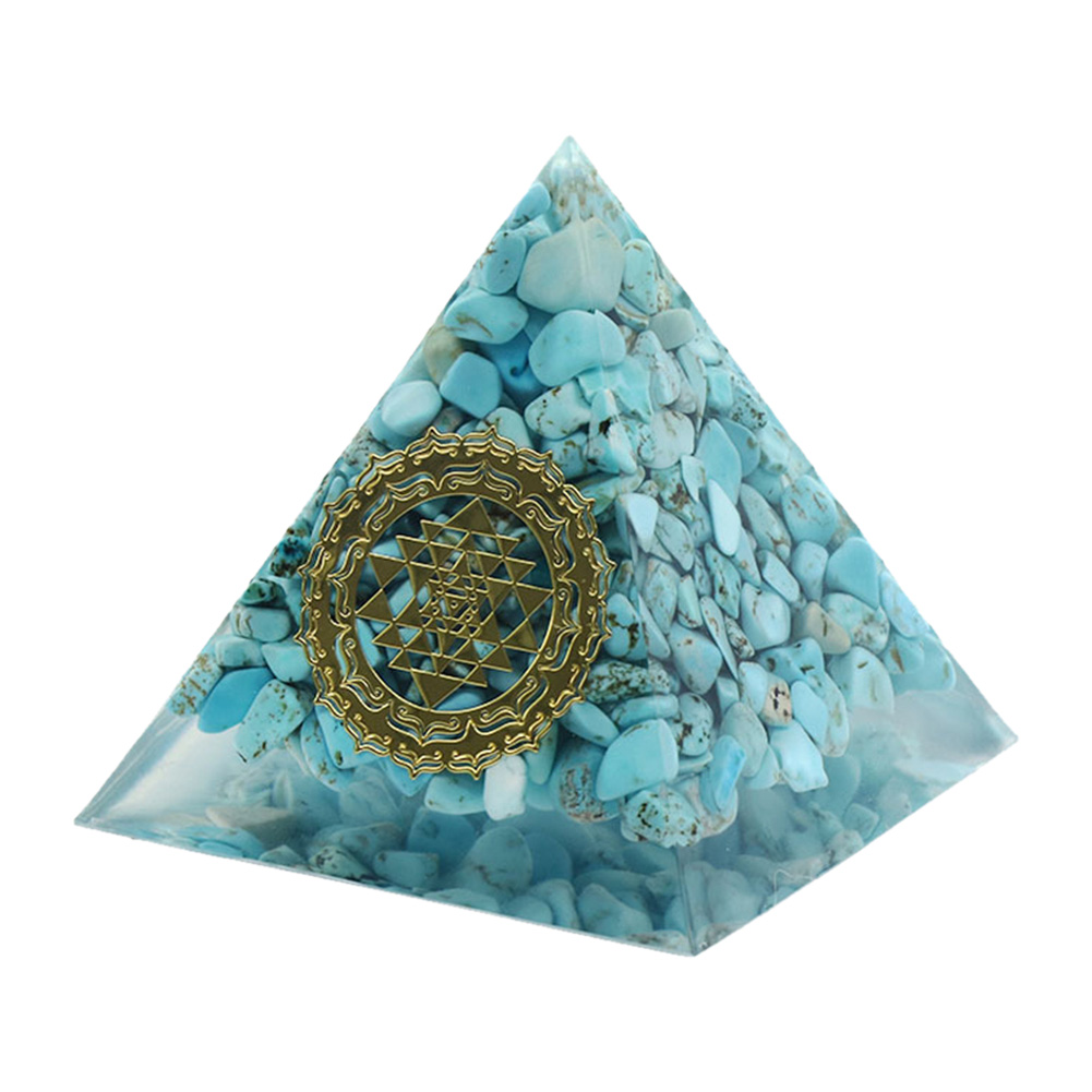 

5cm Natural Orgonite Pyramid Chakra, 501 Original