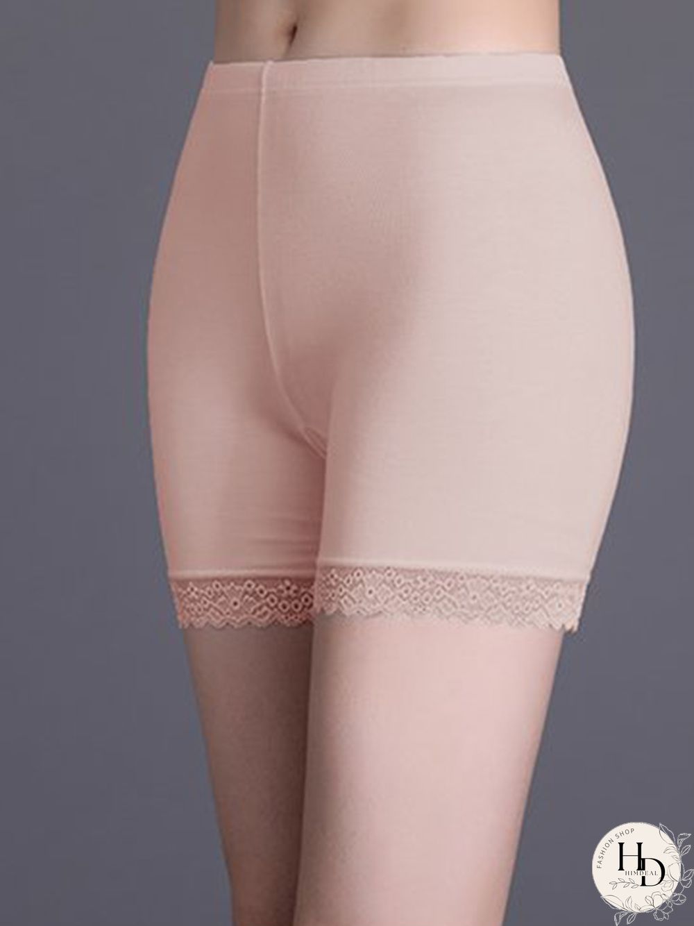 Stretch Lace Stitching Leggings Safety Shorts