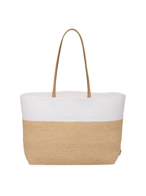  Prada Raffia And Leather Tote Bag 4.6 out of 5 Customer Rating