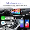 2 in 1 Wireless CarPlay Android Auto Adapter Plug & Play for Factory Wired Cars
