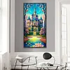 (40*80cm)Castle - Round AB Drill Diamond Painting