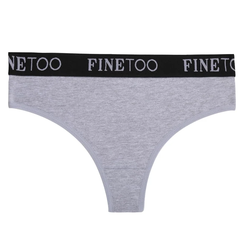 FINETOO Cotton Brazilian Panties Women M-XL Low-Rise Underwear Ladies Soft Underpants Female Panty Lingerie Cotton Panties 2021
