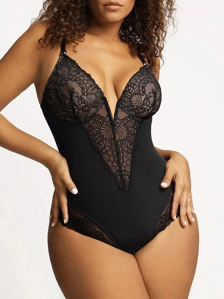 Sexy Lace Deep-V Neck Bodysuits (Buy 2 Free Shipping)