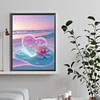 Diamond Painting-DIY Full Round Drill Love Beach