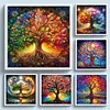 (Multi-Style) Life Tree-14CT Stamped Cross Stitch 40*40cm/15.75*15.75in