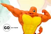 Reopen Muscle Show Series Pikachu & Charmander & Squirtle & Bulbasaur - Full Set (All 4 Sets) - Pokemon Resin Statue - GO Studios
