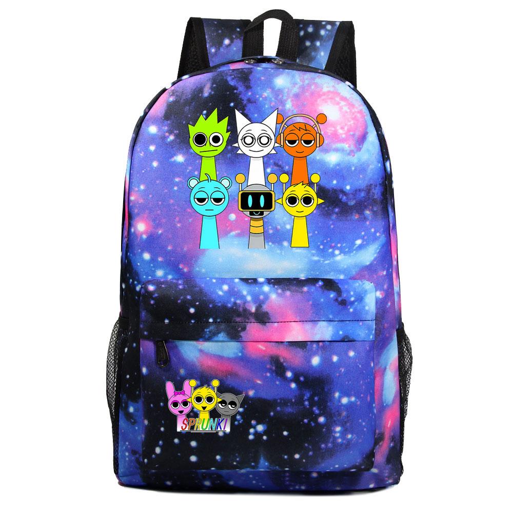 Mayoulove Sprunki Backpack Large Capacity Durable Design for School Adventures-Mayoulove