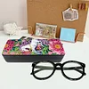2 St&uuml;ck rosawei&szlig;es Hors-Brillenetui - 5d DIY Bastel-Aufbewahrungsbox