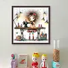 (Multi-Style) Weird Sewing Girl-11CT Stamped Cross Stitch 40*40cm/15.75*15.75in tapestrymarket