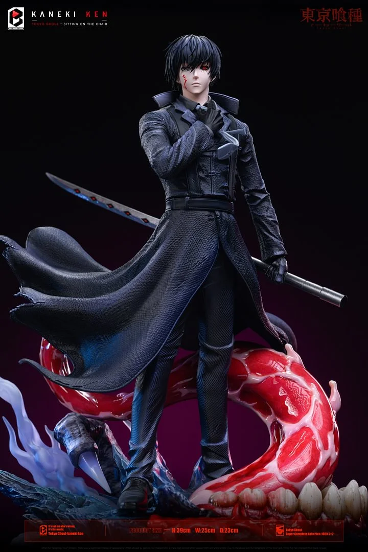 はるBW-Studioカネキ BW Studio Tokyo Ghoul Kaneki Ken Resin Statue In Stock Nagachika