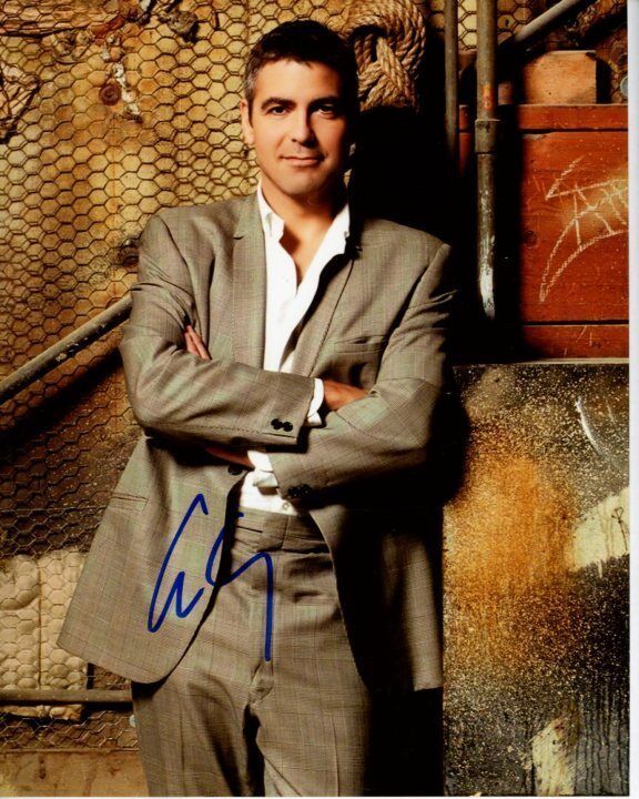 GEORGE CLOONEY Signed Autographed Photo Poster painting