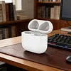 For Airpods 4th Generation Wireless Charger Case Replacement USB-C/Wireless Charging BT Earphones Charging Box 450mAh Headphone Storage Charger Box Without Earbuds
