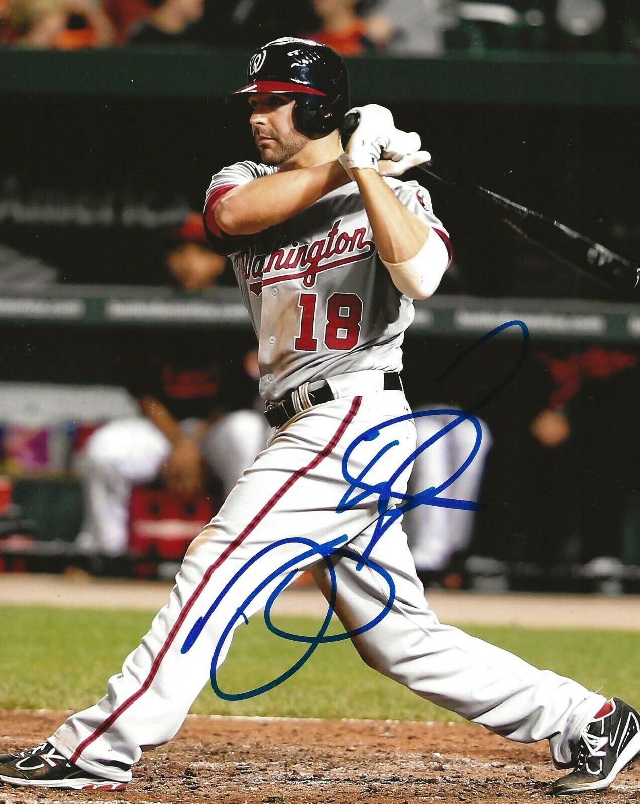 Danny Espinosa signed Washington Nationals 8x10 Photo Poster painting autographed