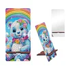 2-Pack Acrylic Bear Dog Diamond Art Phone Stand & Mirror Kit for Beginner Adult