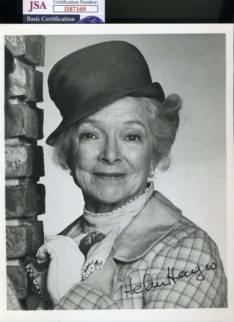 Helen Hayes JSA Coa Signed 8x10 Photo Poster painting Autograph