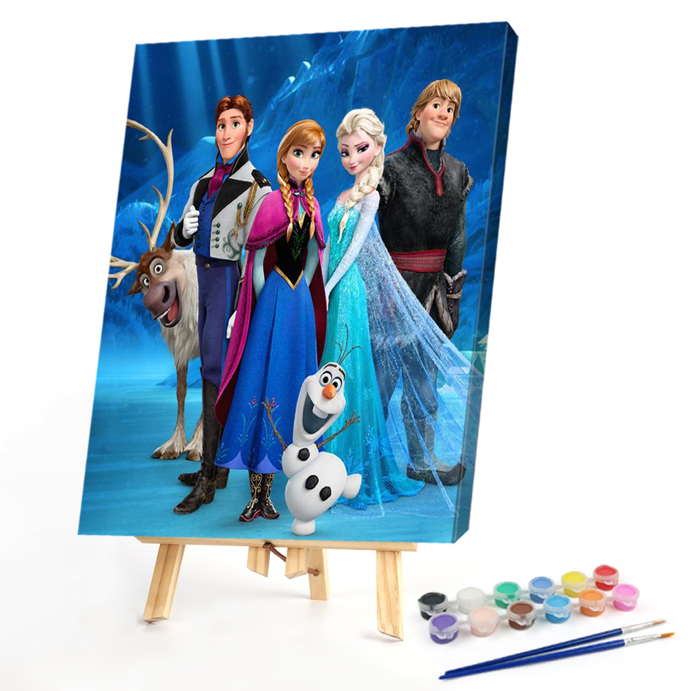 

40*50CM - Paint By Numbers - Cartoon Snow, 501 Original