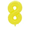 20PCS Macaron Colors 40" Aluminum Film 0 - 9 Numbers Balloons Birthday Party Anniversary Decor