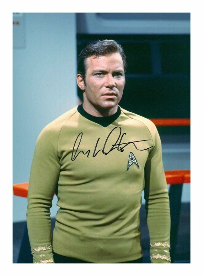 WILLIAM SHATNER - STAT TREK AUTOGRAPH SIGNED PP Photo Poster painting POSTER